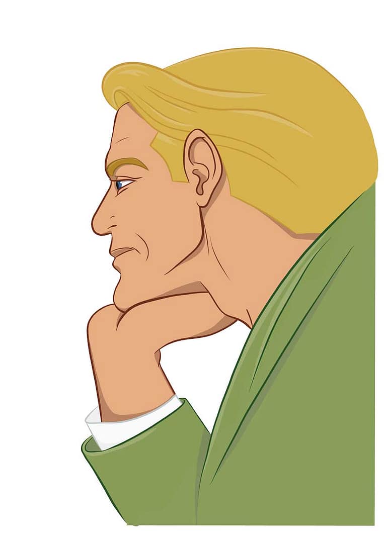 watermelon_revolution_software_george Illustration of character Nicole Collard for Valentines cards